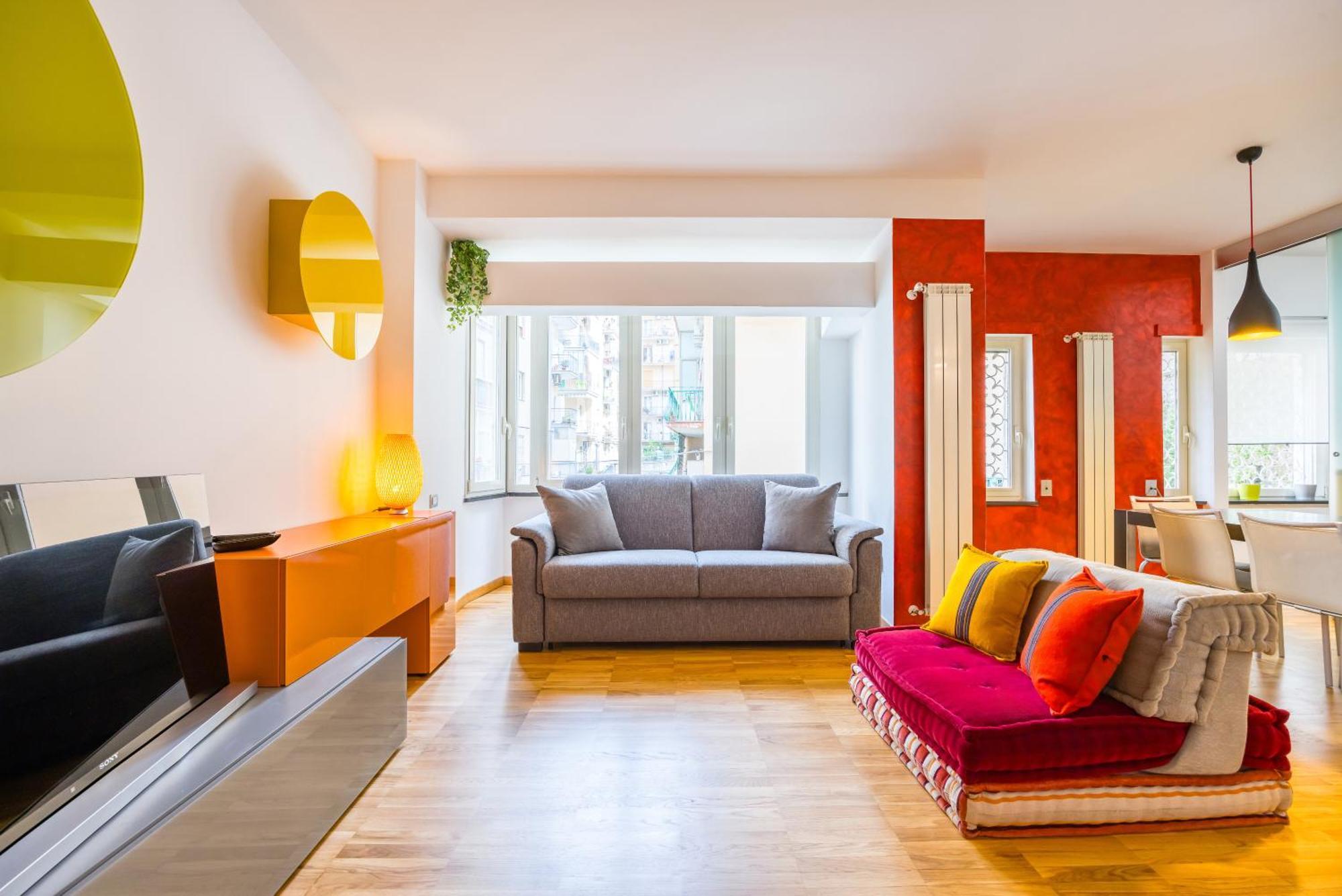 Fresh And Trendy Flat At Vomero Napoli Esterno foto